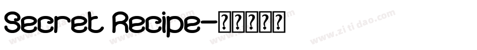 Secret Recipe字体转换